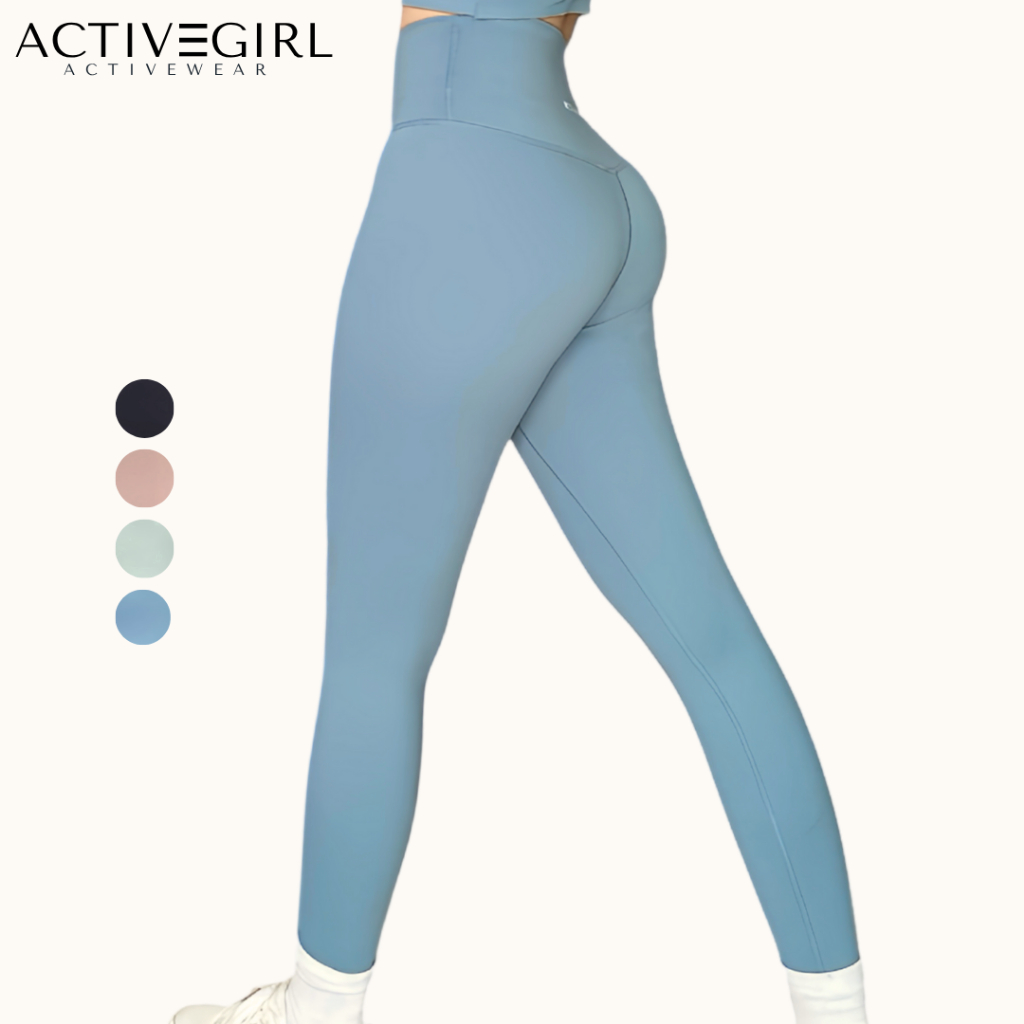 AGRL – กางเกงโยคะเก็บพุง รุ่น Basic Slim fit มีแพรตเทิ้ลปิดพุง+กระเป๋า ใส่แล้วหุ่นเป๊ะเนื้อผ้าเย็นสบาย – โปรปัง