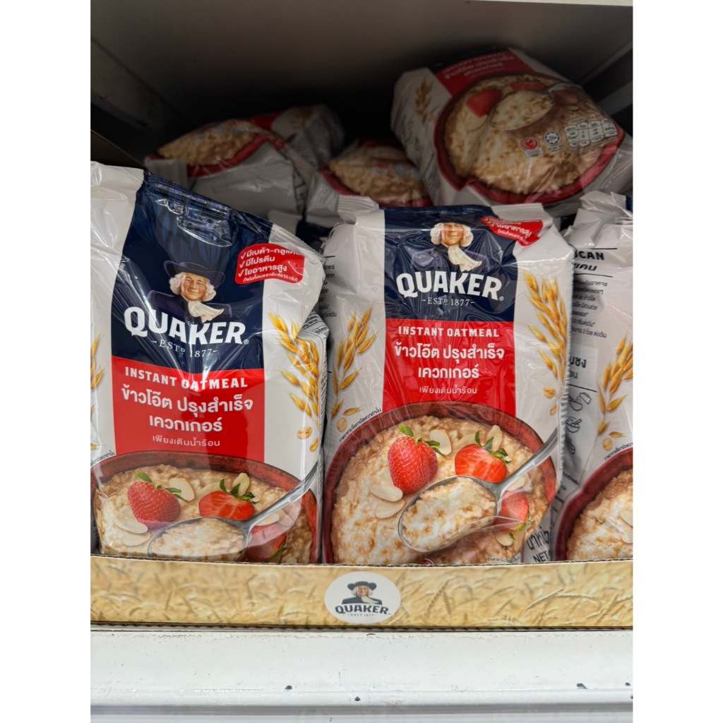 Quaker เควกเกอร์ ข้าวโอ๊ต ปรุงสำเร็จ 1 kg.