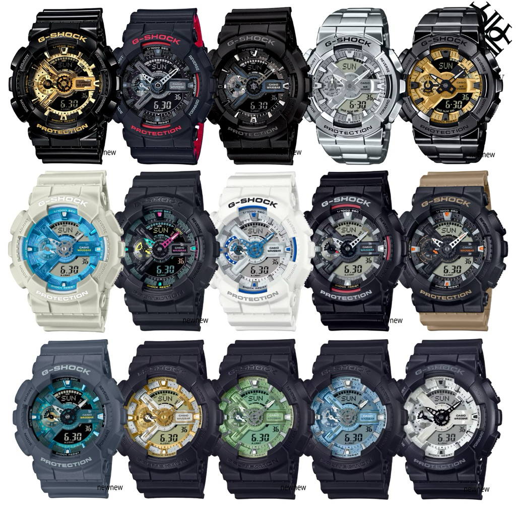 G-SHOCK นาฬิกาข้อมือ ของแท้ รุ่น GA-110 GA-100 GA-110-1B GA-110HR ของแท้ประกันศุนย์ 1ปี