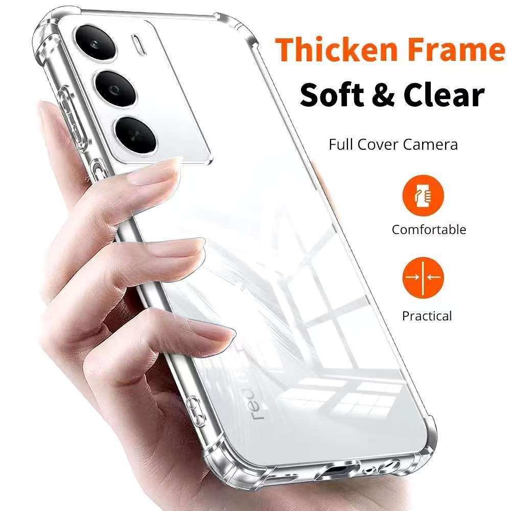 realme C71(ส่งในไทย)เคสTPUใสกันกระแทกแบบคลุมกล้องRealme C71/Realme P3 5G/Realme P3 Ultra 5G/Realme N