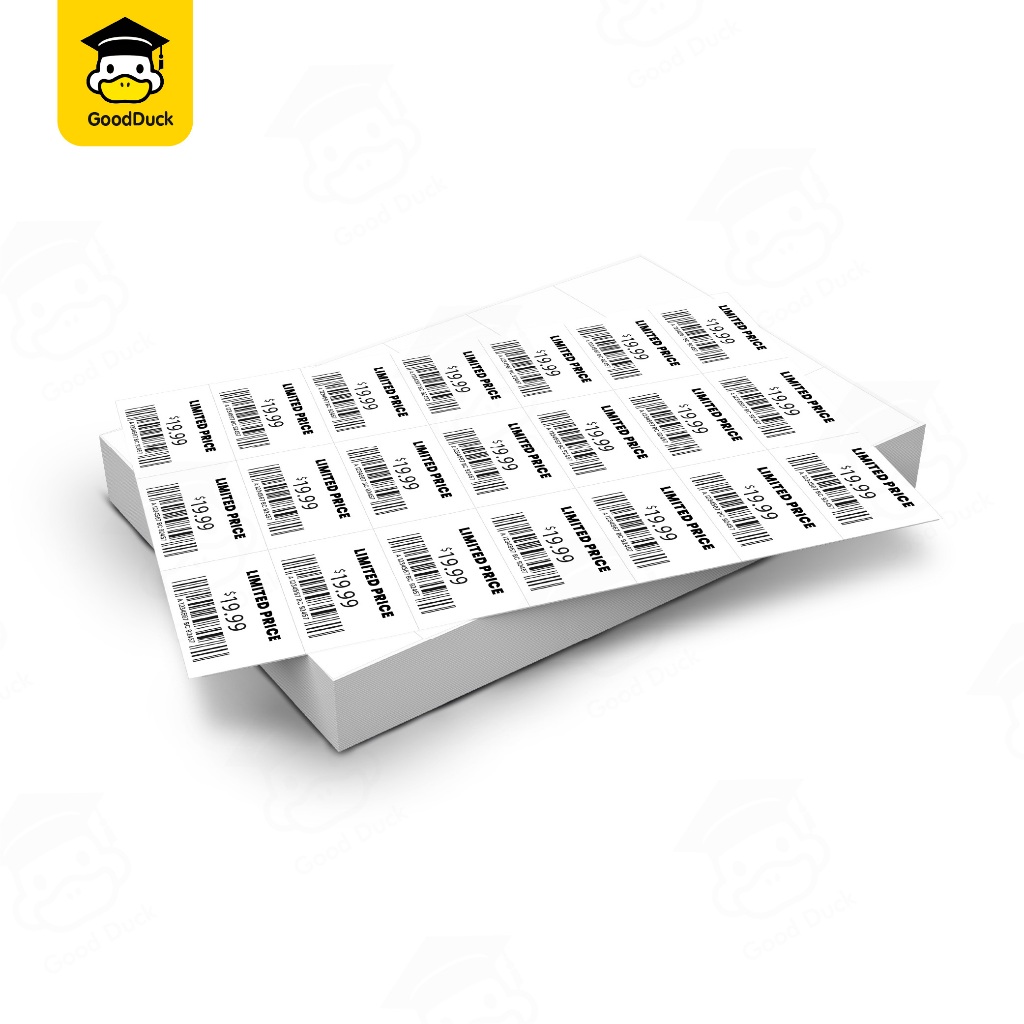 สติ๊กเกอร์ขาวด้าน สติ๊กเกอร์A4 แพ็ค50แผ่น กาวติดทน เขียนติดง่าย ใช้ปากกาเขียนได้ เนื้อกระดาษ ราคา ถูกที่สุด ดีลบีเคเค แกลเลอรีภาพที่ 6