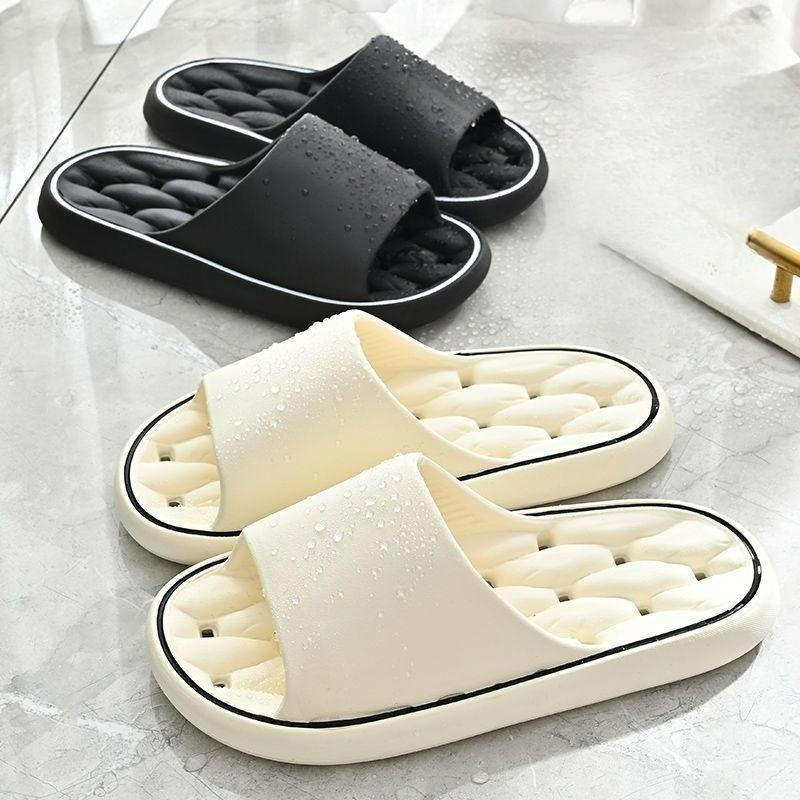 รายการยอดนิยม ผู้หญิงฤดูร้อนหนาด้านล่างรองเท้าแตะลื่นสบายสำหรับห้องน้ำ