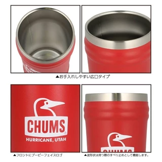 รุ่นใหม่ 2025 CHUMS Camping Tumbler Camper Wave Tumbler 360ml CH62-2126 แก้วเก็บความเย็น แค้มป์ปิ้ง ชัมป์ จากญี่ปุ่น