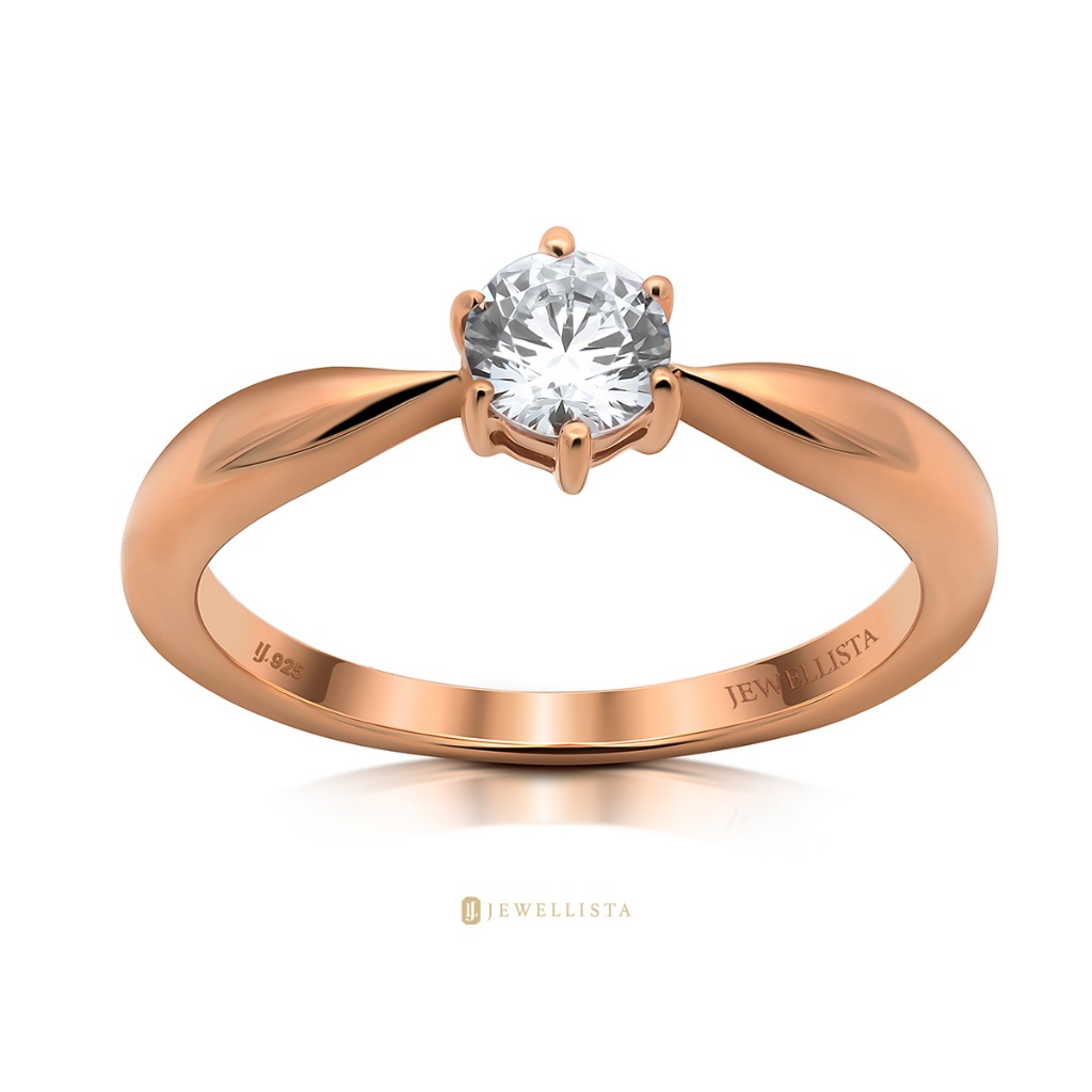 Jewellista خاتم Celestia فضة 925 بالزركون — صورة 6