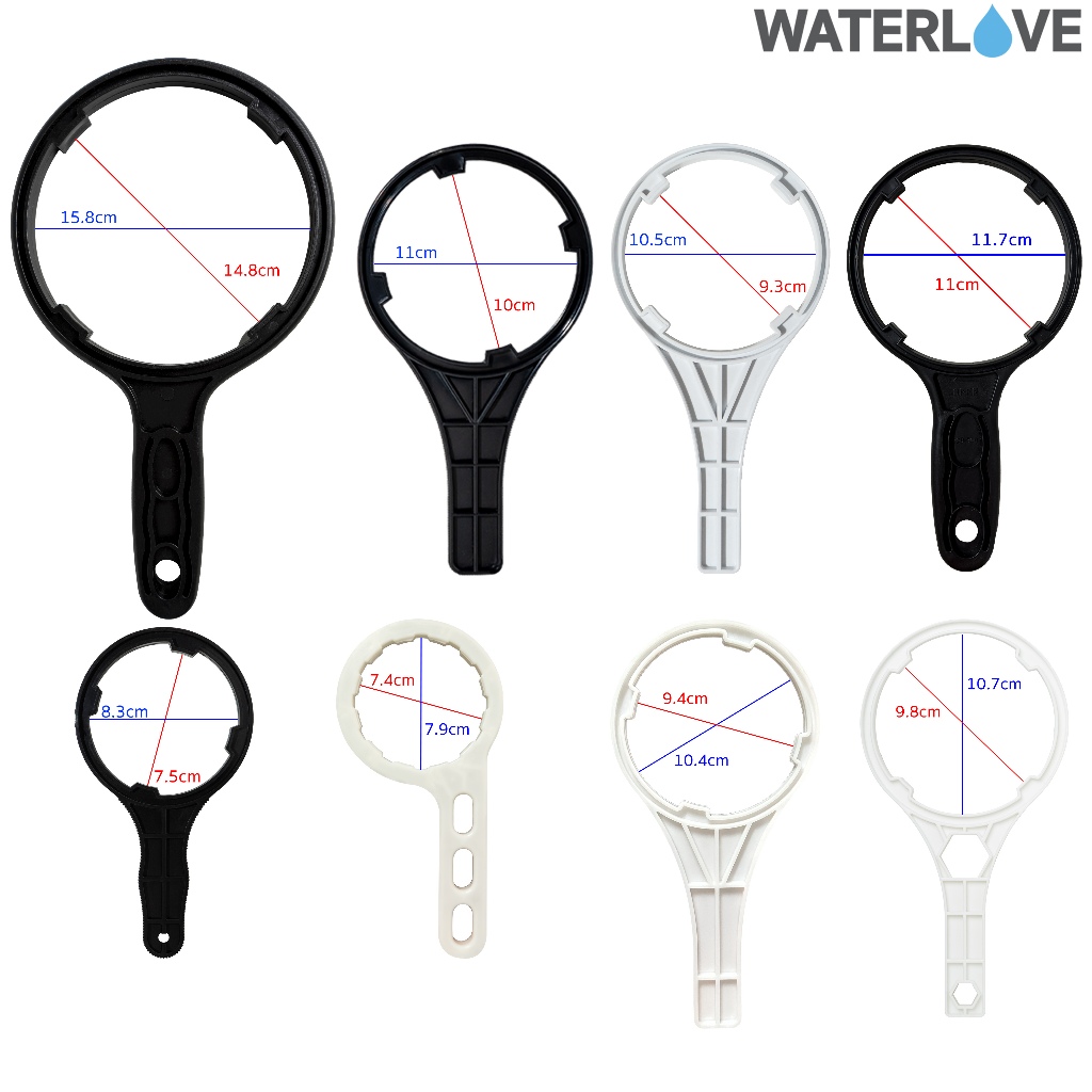 ด้ามขันกระบอกกรองน้ำ ประแจขันกระบอกกรองน้ำ ไม้ขันกระบอกกรองน้ำ ขนาดมาตรฐาน (Water Purifiers Wrench)