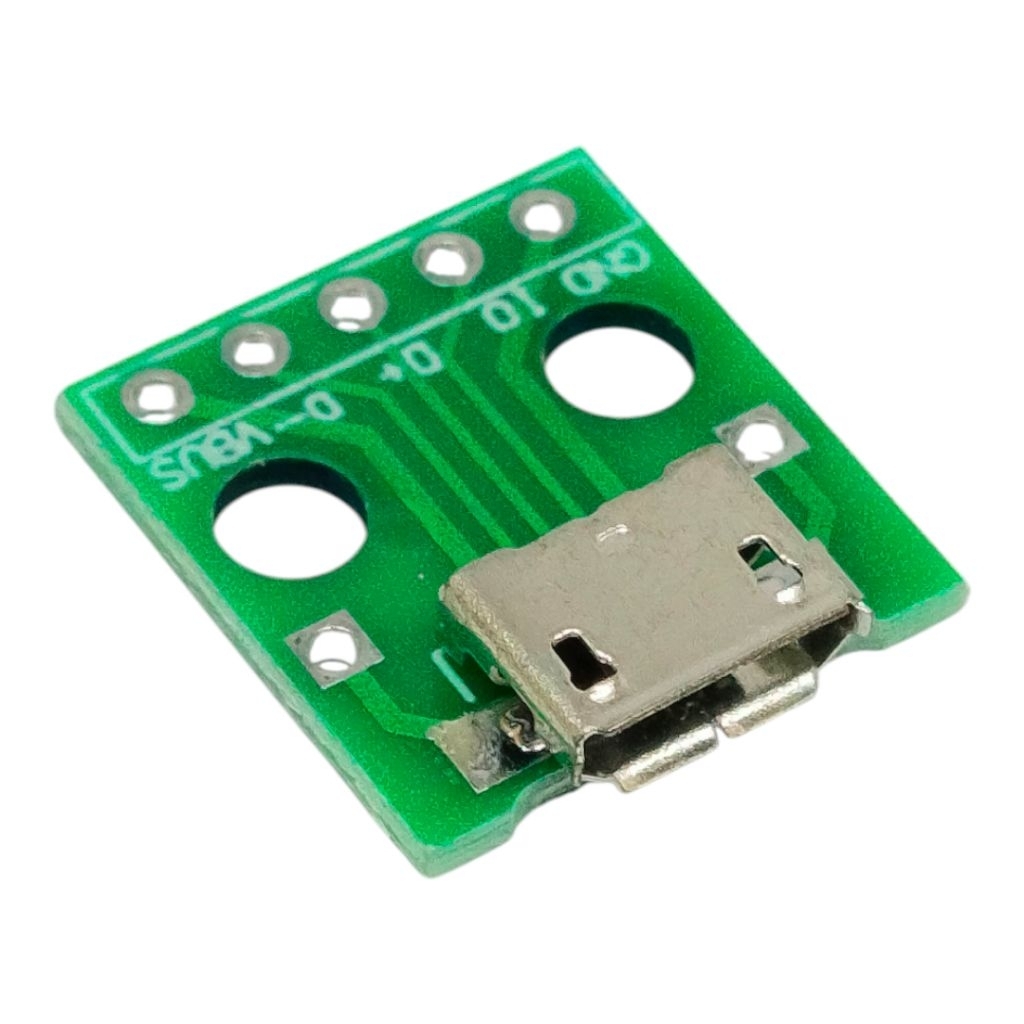 บอร์ด micro USB to dip 5P,ไมโคร usb ตัวเมียลงแผ่นปริ้นท์