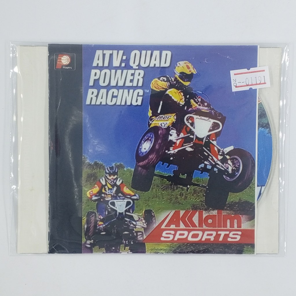 [01191] ATV : QUAD POWER RACING (US) แผ่นเกมก็อปปี้ PS1 แผ่นปั๊มโรงงาน มือสอง สภาพดี !!