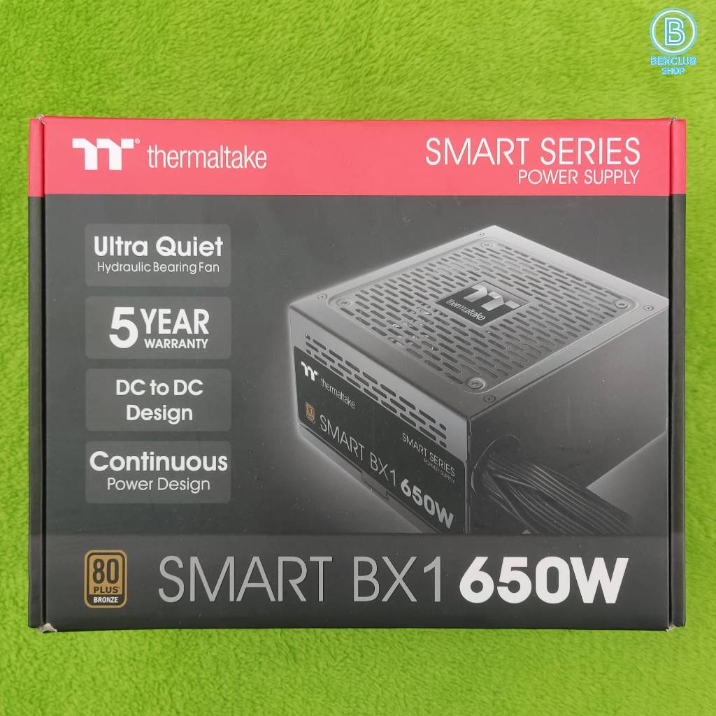 Psu THERMALTAKE SMART BX1 650W 80+BRONZE อุปกรณ์ครบกล่อง ประกัน 11/29 สินค้ามือสอง