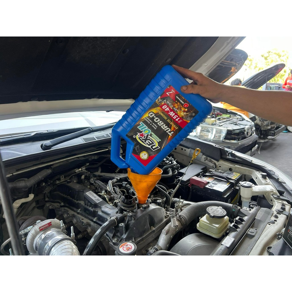 น้ำมันเครื่องDexOil15W40+หัวเชื้อOmega909