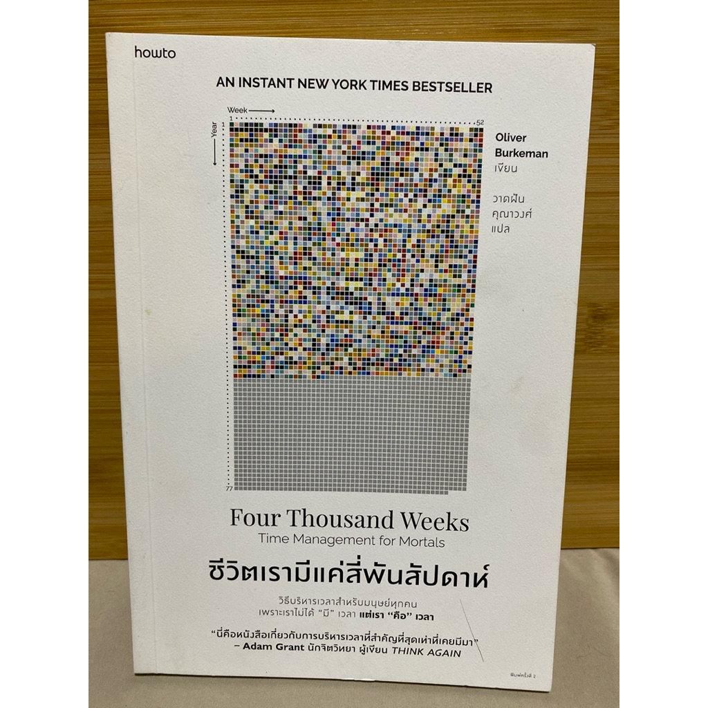 หนังสือมือสอง: ชีวิตเรามีแค่ 4,000 สัปดาห์ (Four Thousand Weeks)