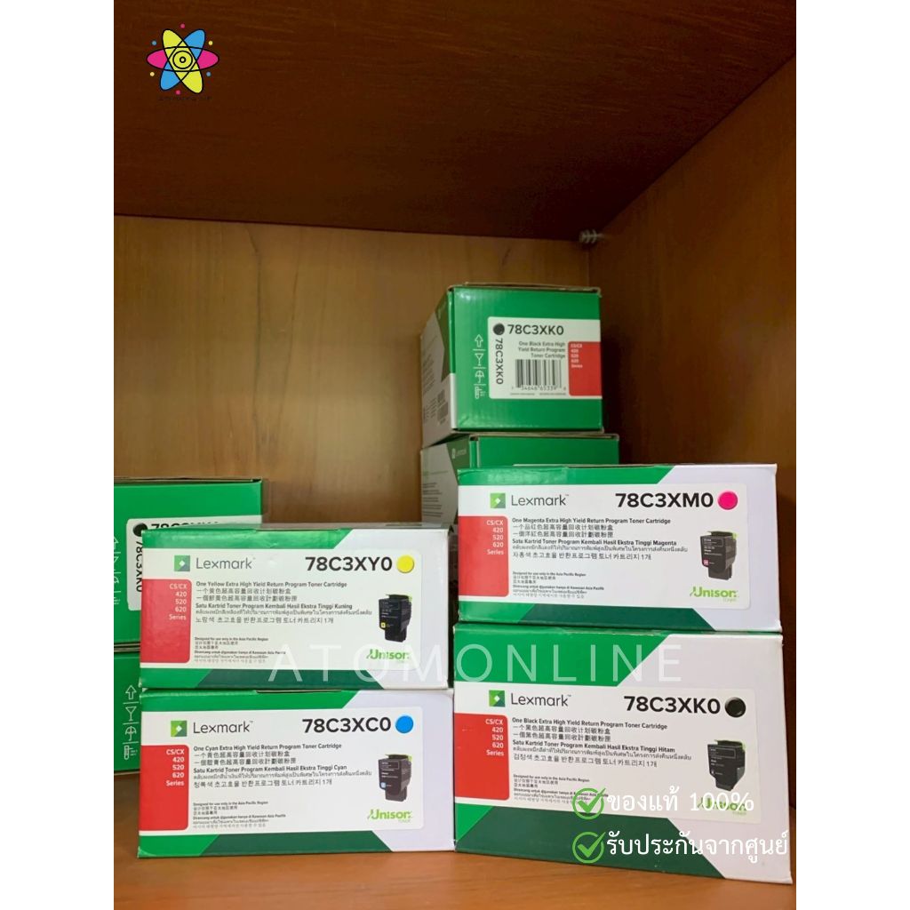 Lexmark 78C3XK0 BK สีดำ