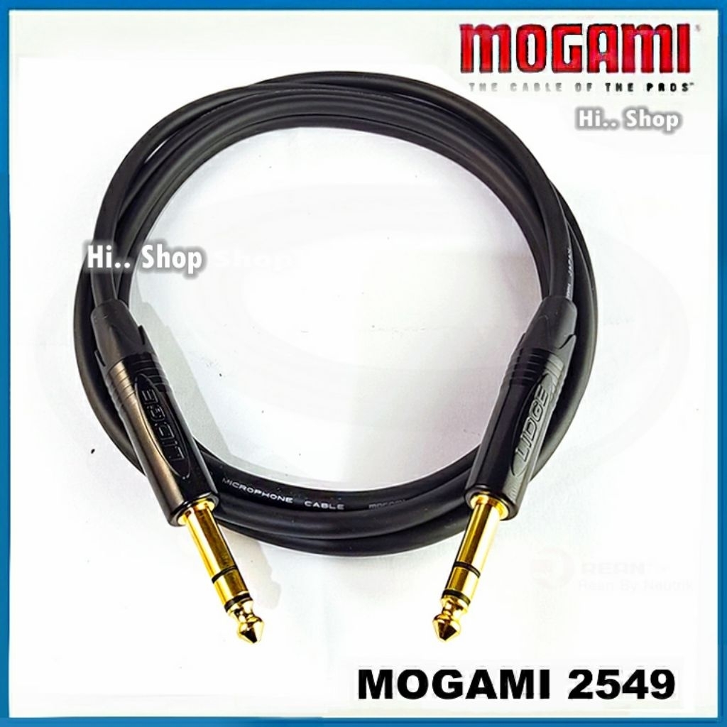 MOGAMI 2549 สายบาลานซ์ TRS 1/4 TO TRS 1/4 [ปลั๊ก LIDGE]  แท้