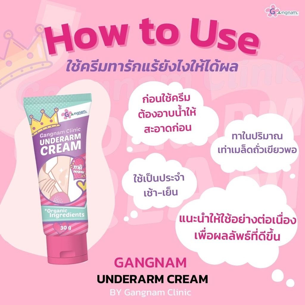 [พร้อมส่ง]ครีมทารักแร้ โทนเนอร์ กังนัมคลินิค Gangnam Clinic Underarm & Neck Toner ของแท้ 100%