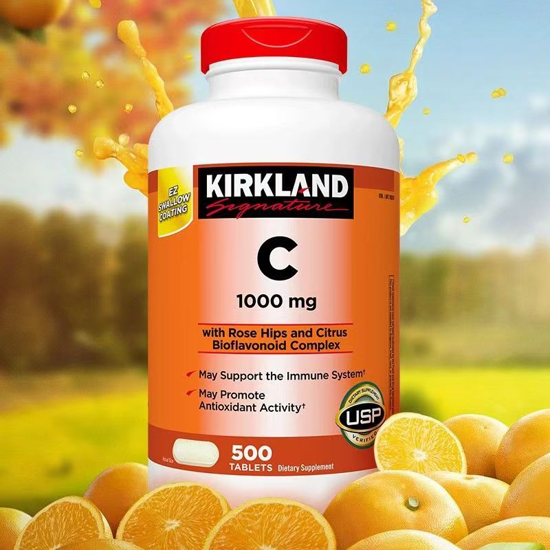 Kirkland VitaminC 1000 mg 500 Tablets วิตามินซี เคิร์กแลนด์ 500 เม็ด