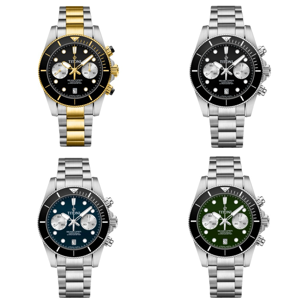 นาฬิกา TITONI SEASCOPER 300 CHRONOGRAPH