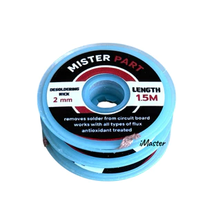 ลวดซับตะกั่ว Mister Part ตะกั่วที่ดีที่สุดในตอนนี้ ขนาด 2mm ยาว 1.5M