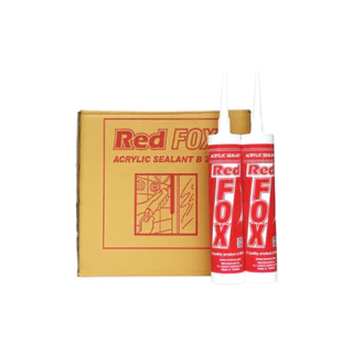 Redfox อะครีลิค ซีลแลนท์ แด๊ป เรดฟ๊อกซ์ รุ่น B211 กาวยาแนว อุดร่อง ซอกผนัง กันน้ำรั่วซึม ขนาด 430 กรัม