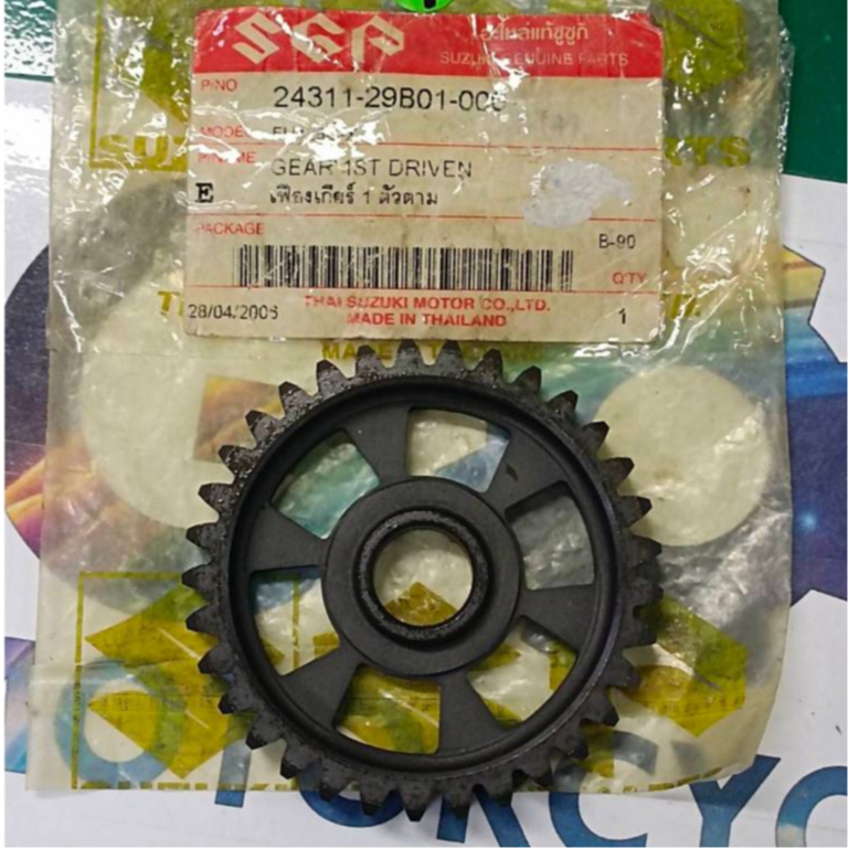เฟืองเกียร์ 1 ตัวตาม สำหรับรุ่น RAIDER-FU125C-X แท้ศูนย์ SUZUKI รหัส 24311-29B01-000