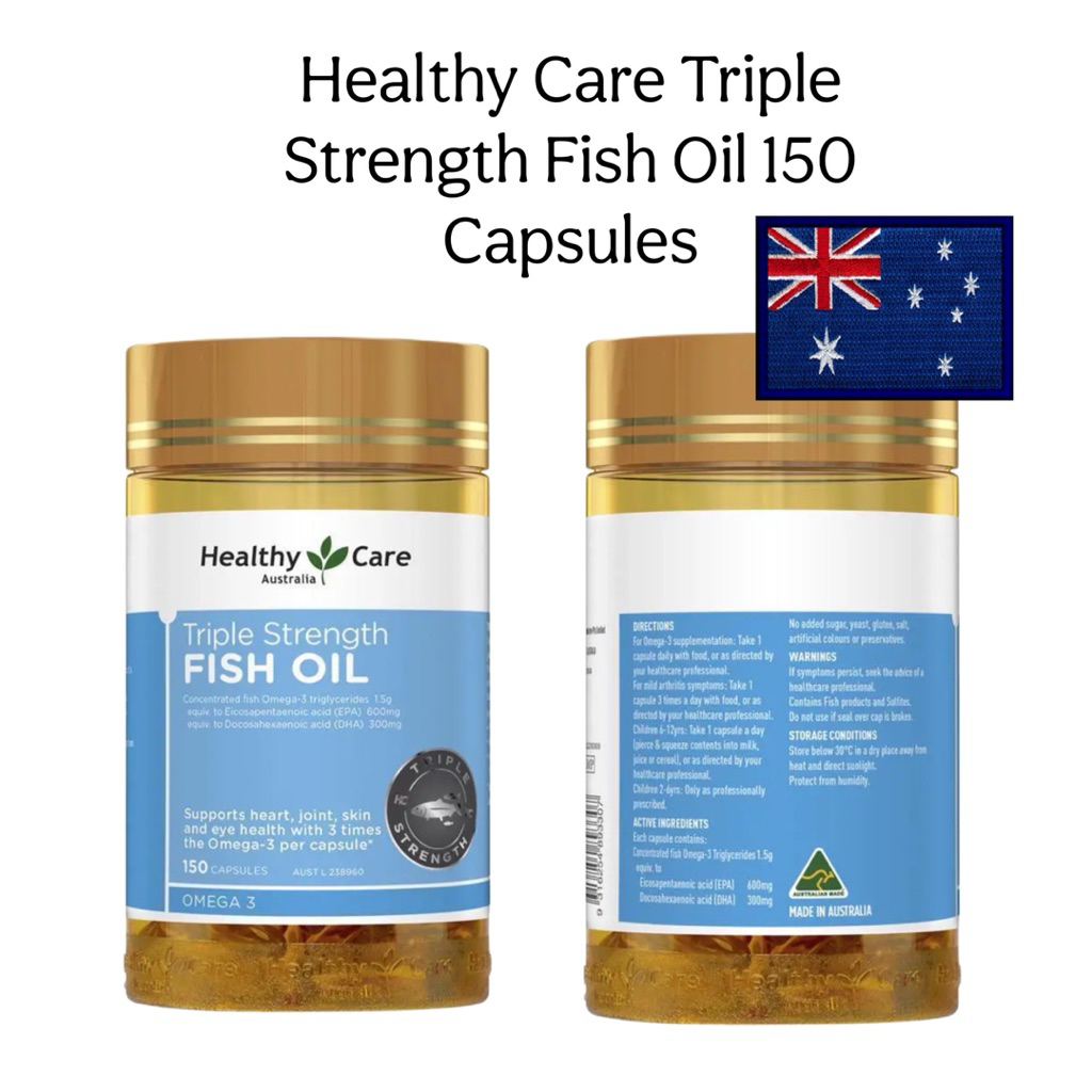 Healthy Care Triple Strength Fish Oil 150 Capsules