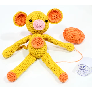 DMC Happy Cotton 🐷🙉🐱ไหม Cotton 100% สำหรับถักตุ๊กตา Amigurumi แท้จากฝรั่งเศส