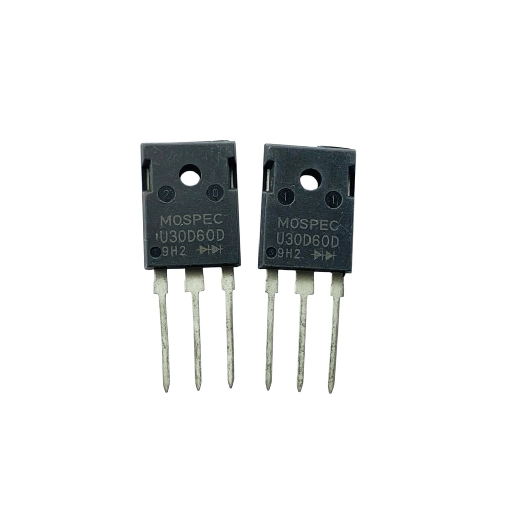 Diode U30D60D (ราคาต่อ 1ชิ้น) Ultra Fast Diode 30A 600V TO-247 3ขา มีสินค้าพร้อมส่งในไทย