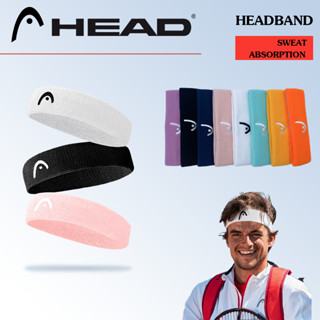 🇹🇭[พร้อมส่ง] Tennis Headband HEAD ที่คาดหัว ซับเหงื่อ