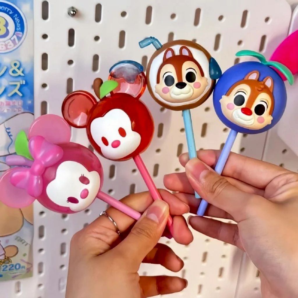 พวงกุญแจจี้อมยิ้ม MINISO Disney สีสัน Canby Series Chip'n Dale