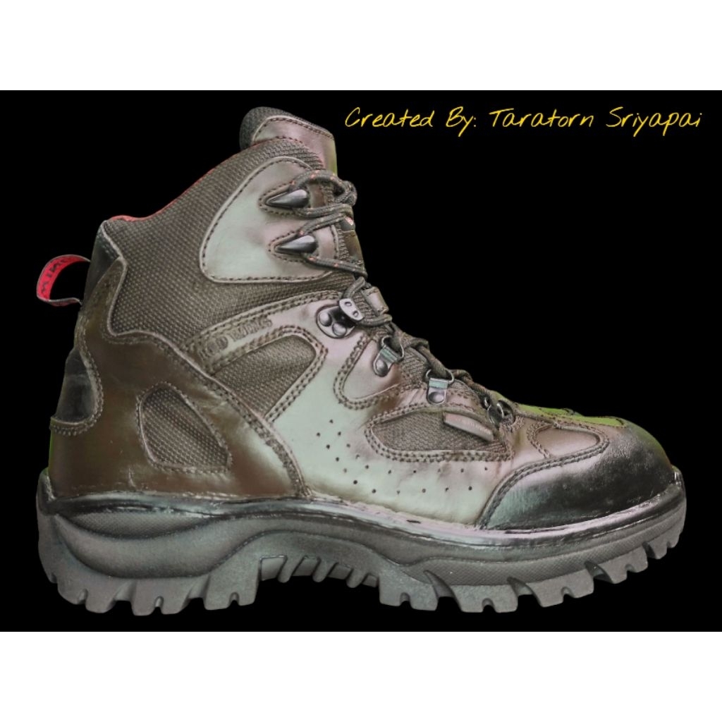 รองเท้าเดินป่ามือสอง Hiker Boot เบอร์ 45EU พื้นยาว 29 เซน ยี่ห้อ Red Wing รุ่น 6674 TruHiker + Work 