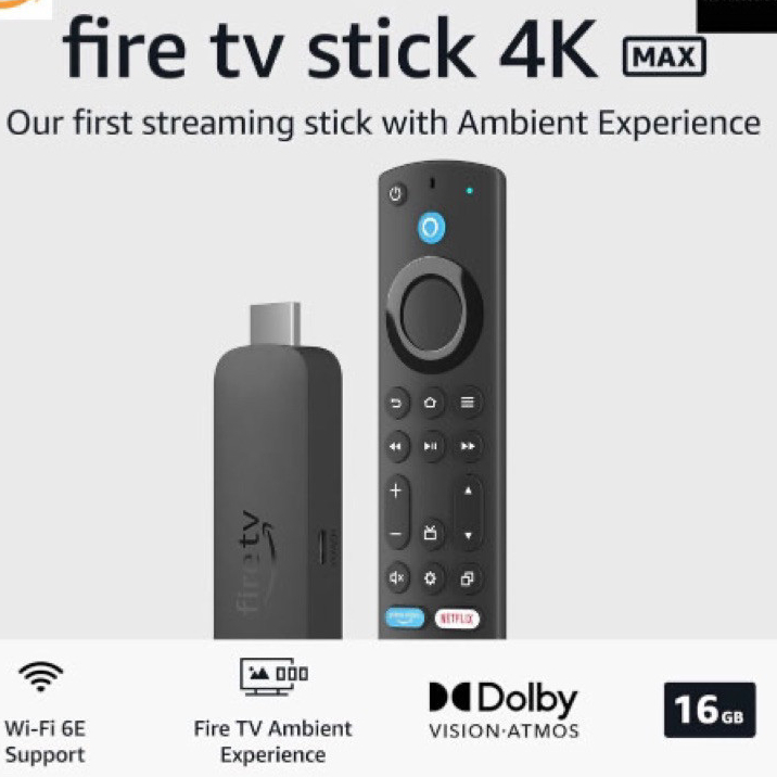 Amazon Fire TV Stick 4K Max 2023 2nd generation , supports Wi-Fi 6E