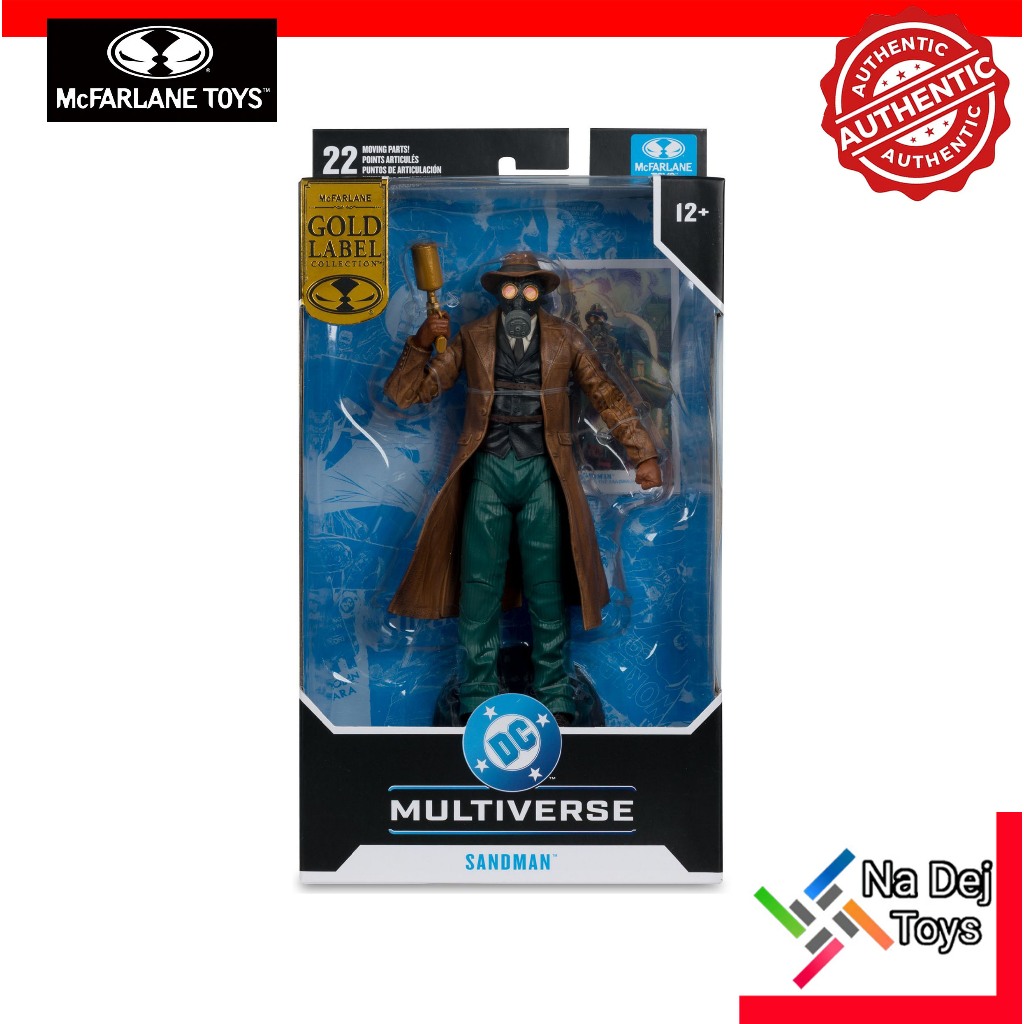 Sandman Gold Label DC Multiverse McFarlane Toys 7" Figure แซนด์แมน โกลด์ เลเบิล ดีซีมัลติเวิร์ส ขนาด 7 นิ้ว ฟิกเกอร์