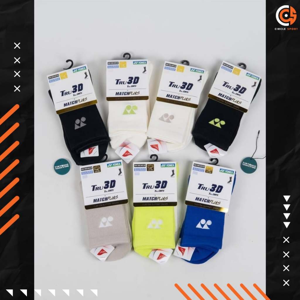 YONEX SPORT SOCKS TRU 3D ถุงเท้ากีฬา , ถุงเท้าแบดมินตัน (สินค้าลิขสิทธิ์แท้ 100%)