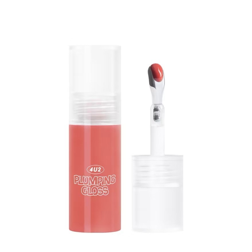 ลิป 4U2 PLUMPING GLOSS กลอสเนื้อพลัมปิ้ง เนื้อดี ลิปหัวเหล็ก ลิปกลอส ฉ่ำวาว3.5กรัม