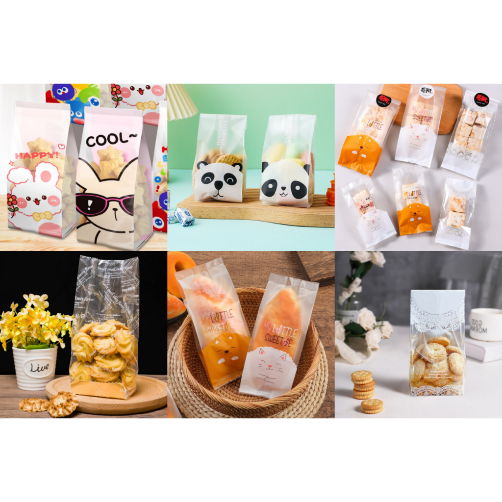 (ไซส์ S-L) ถุงซีลขยายข้าง ขนาด 7x15cm. และ 8.5x23cm  จำนวนแพคละ 50ใบ
