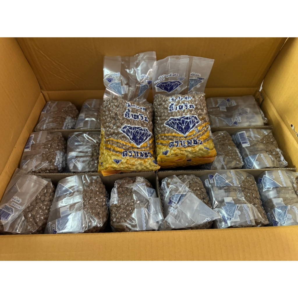 [ยกลัง/18ถุง] ไข่มุกอี้เหวิน ไข่มุกตราเพชร ขนาด 1 กิโลกรัม(เม็ดใหญ่)