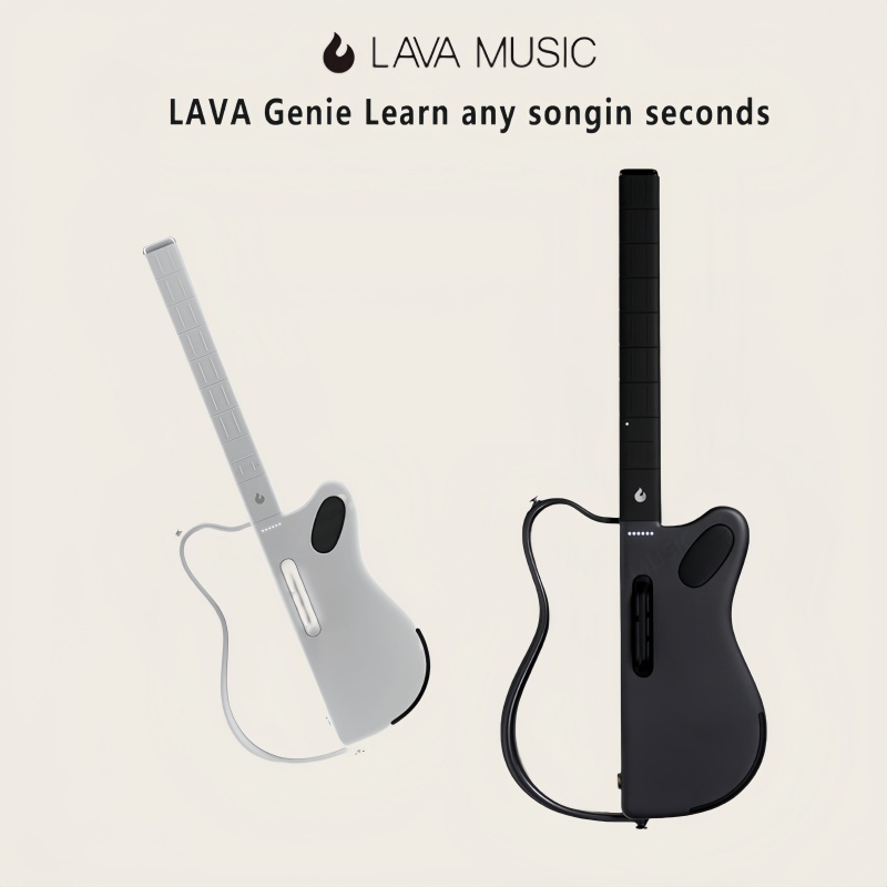 【New Arrival】LAVA Genie Smart Guitar กีต้าร์อัจฉริยะ กีต้าร์ไร้สาย แบบพกพา LAVA MUSIC