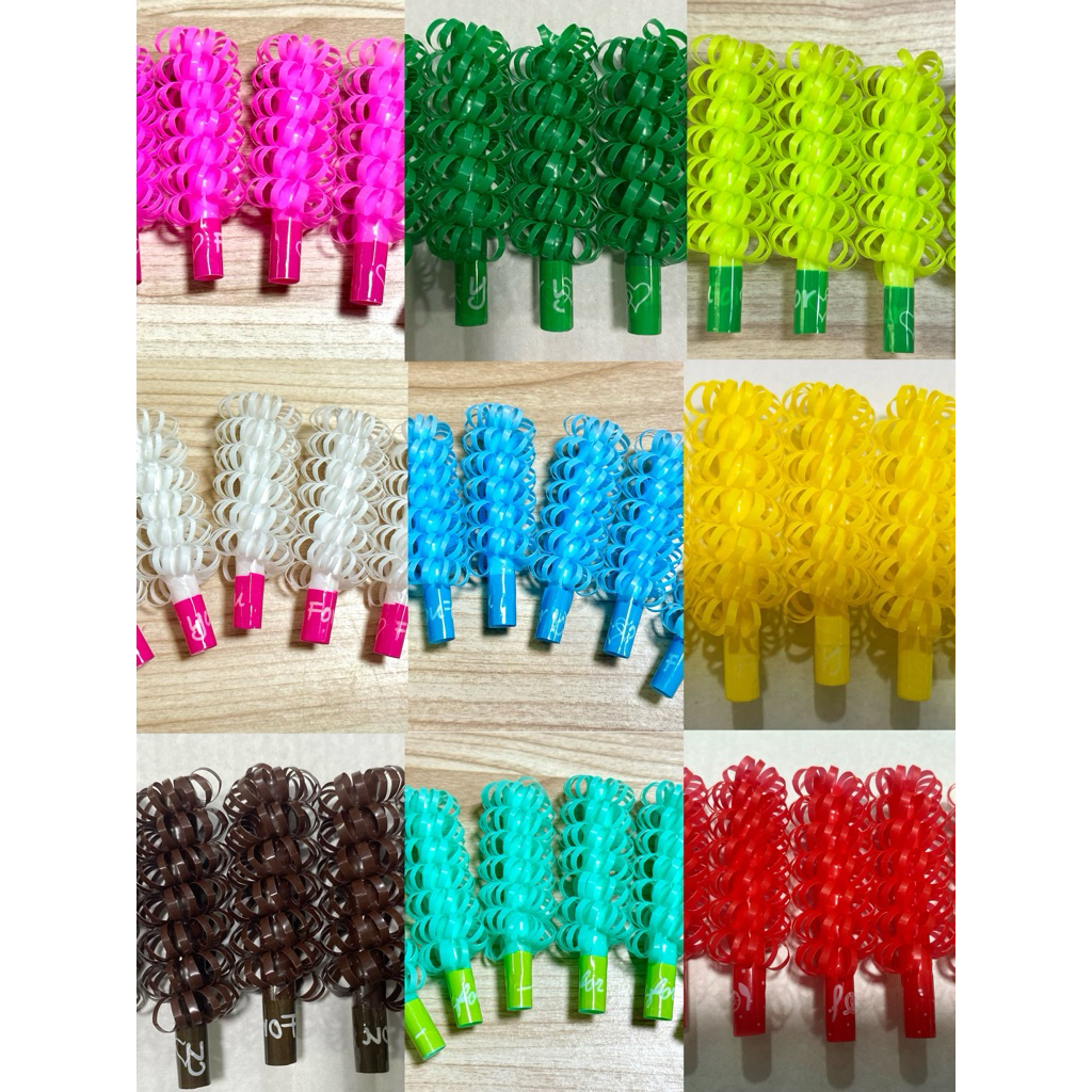 หลอดเกรียว มีหลายสีให้เลือก ใช้ ตกแต่งไม้กฐิน ยาว 7 ซม. ถุงละ 50 ชิ้น/หลอดตรง 8มิล ถุงละ 100 อัน💥สินค้าพร้อมส่ง💥