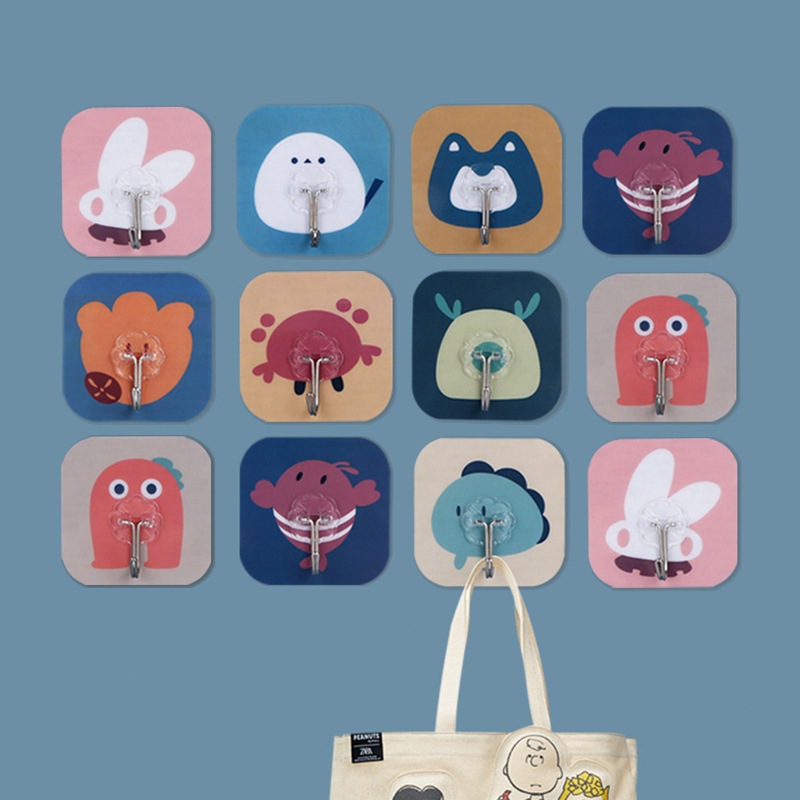 【FLY】ตะขอแขวนที่แข็งแกร่งวางห้องน้ำห้องครัวห้องนั่งเล่นหลายฉากใช้