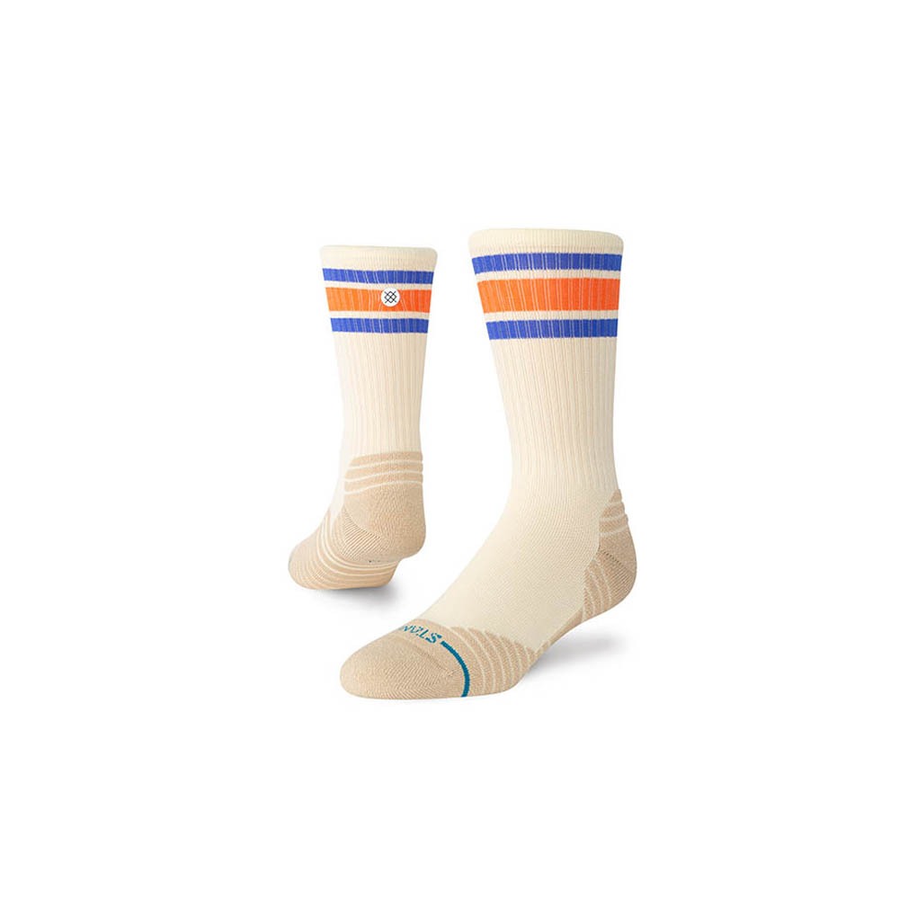 STANCE รุ่น BOYD MID RIBBED CREW RUNNING SOCK MID CHSHION SIZE L