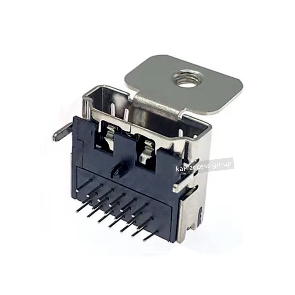 connector HDMI Female jack 19 Pin SMT 90องศา HDTV graphics