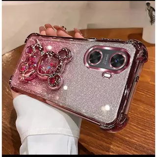เคสโทรศัพท์ กริตเตอร์ หรูหรา สำหรับ Redmi15 A5 A7 A7Pro A3 POCO C71 C81Pro กันกระแทกมุม กันกล้อง ลายหมีตู้น้ำ น่ารัก