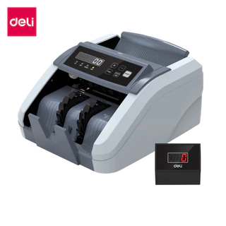 Deli เครื่องนับเงิน จอดิจิตอล เครื่องนับแบงค์ รองรับหลายสกุลเงิน  การตรวจสอบธนบัตร Bill Counter