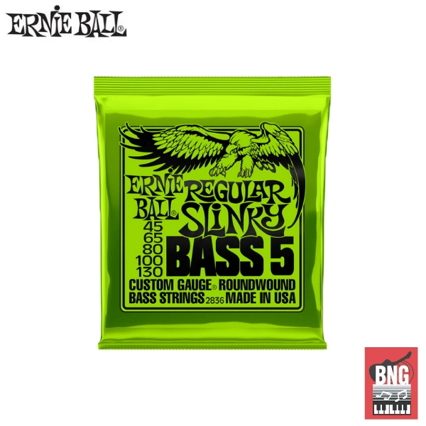 สายเบส Ernie Ball Regular Slinky 5 String 45-130