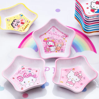 3#🎊ชุดถาดหลุม ถ้วยข้าว จาน และช้อนลายการ์ตูนน่ารักเหมาะสําหรับเด็กและเด็กโต🎊🔥