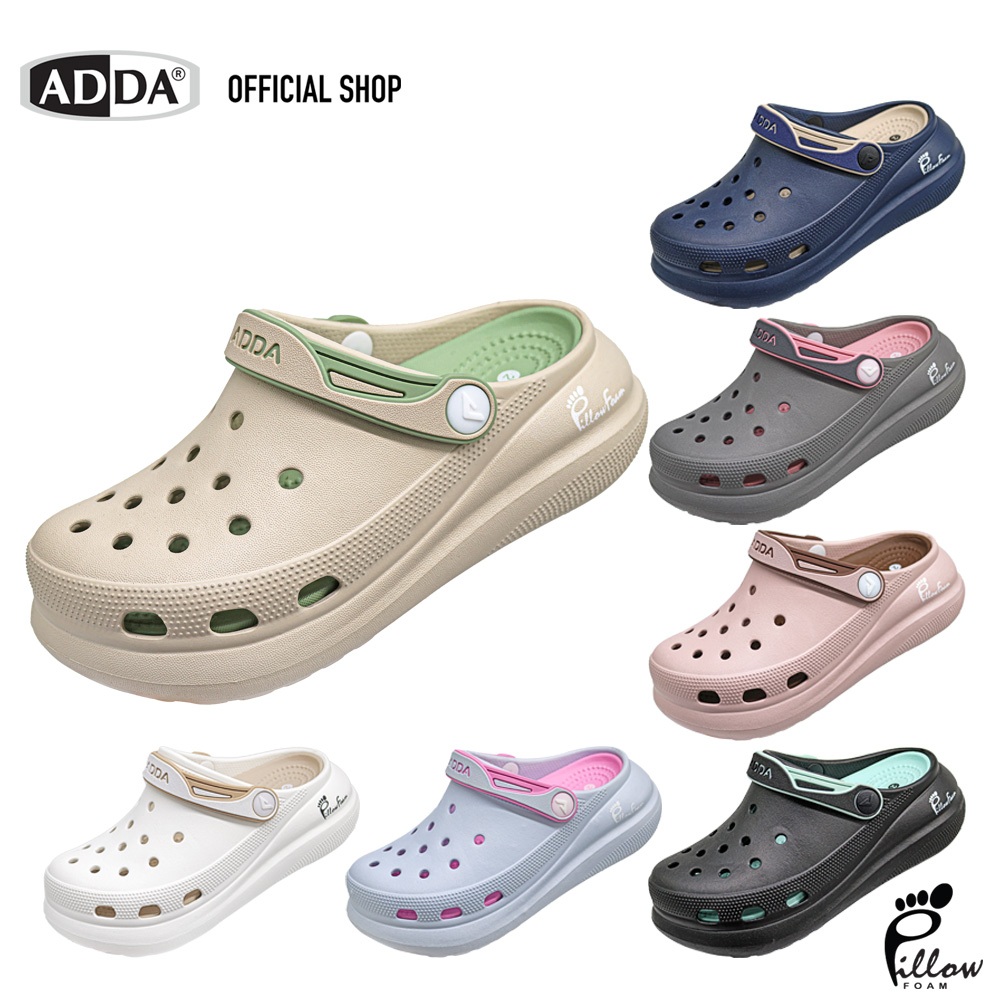 ADDA Pillow Foam รองเท้าแตะ รองเท้าลำลองหัวโต สำหรับเด็ก รุ่น 5PF01B1 (ไซส์ 1-3 