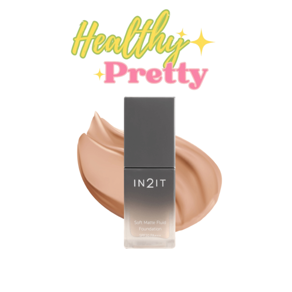 IN2IT Soft Matte Fluid Foundation SPF30 PA+++ ครีมรองพื้นอินทูอิทใหม่ล่าสุด