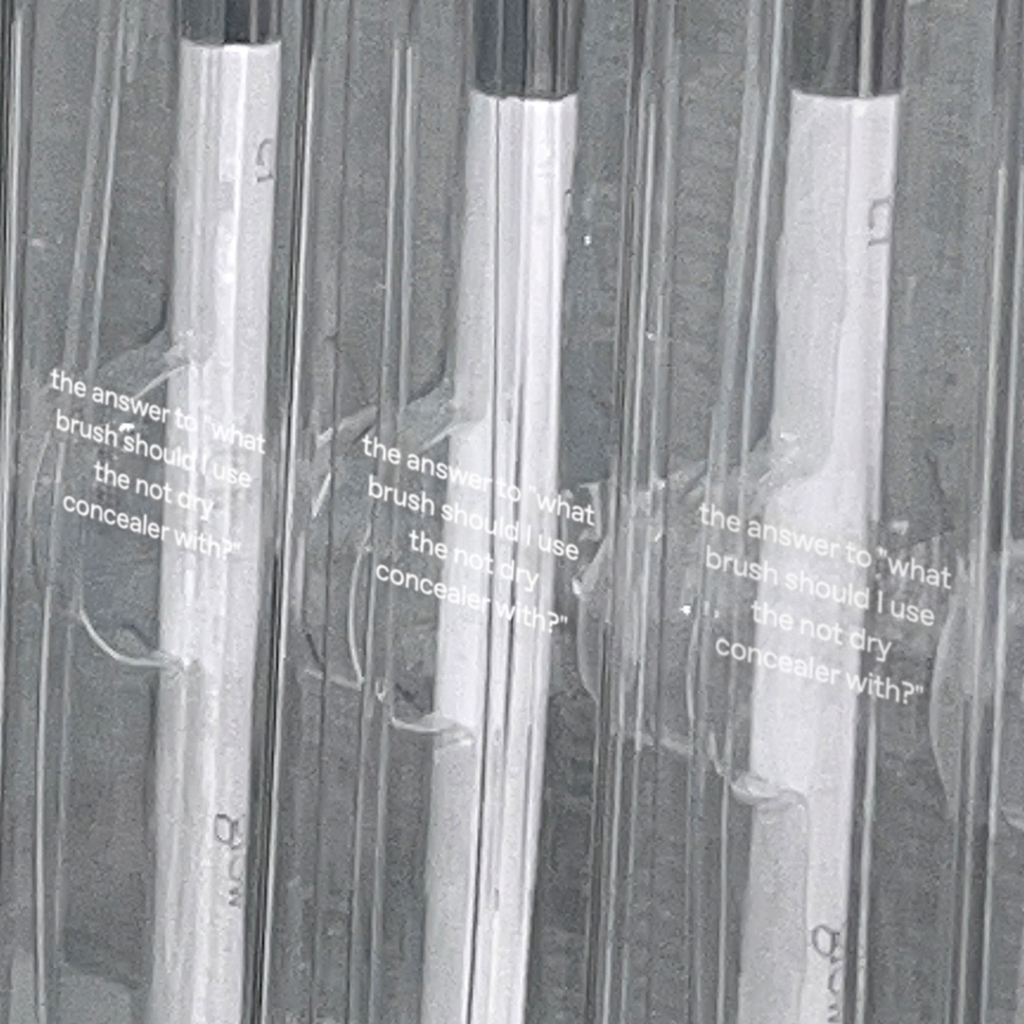 GLOW FLAT CONCEALER BRUSH C01 แปรงสำหรับคอนซีลเลอร์ รูปที่ 5
