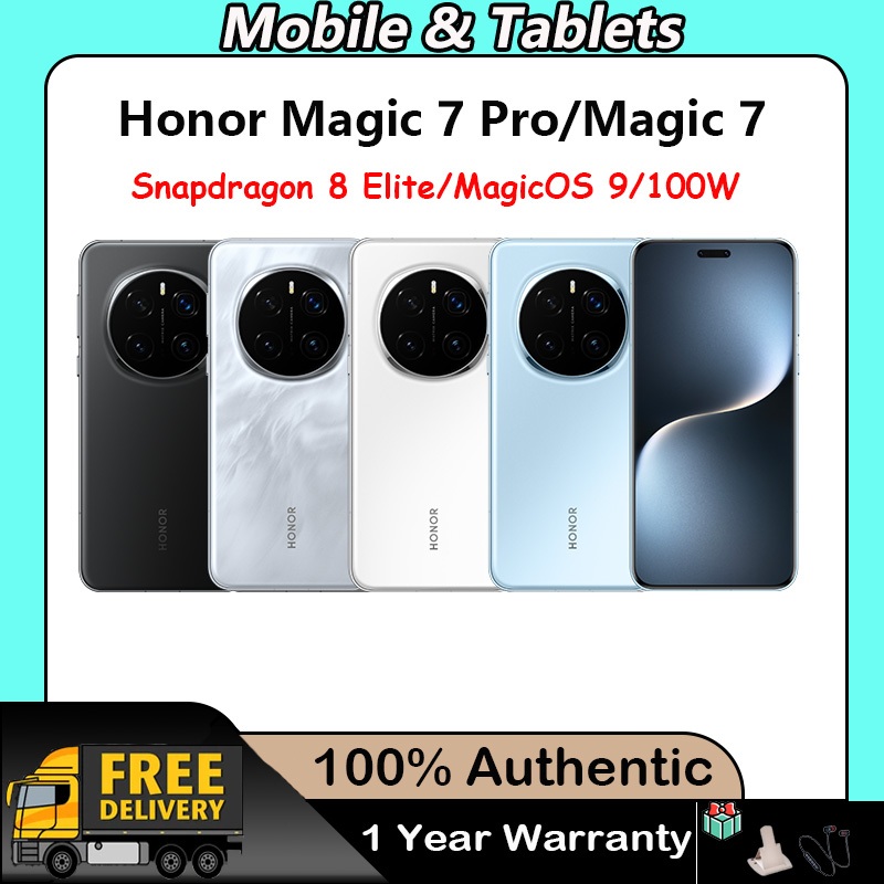 Honor Magic 7 Pro | Honor Magic 7 6.78 inch Snapdragon 8 Elite 100W Fast Charging Dual SIM