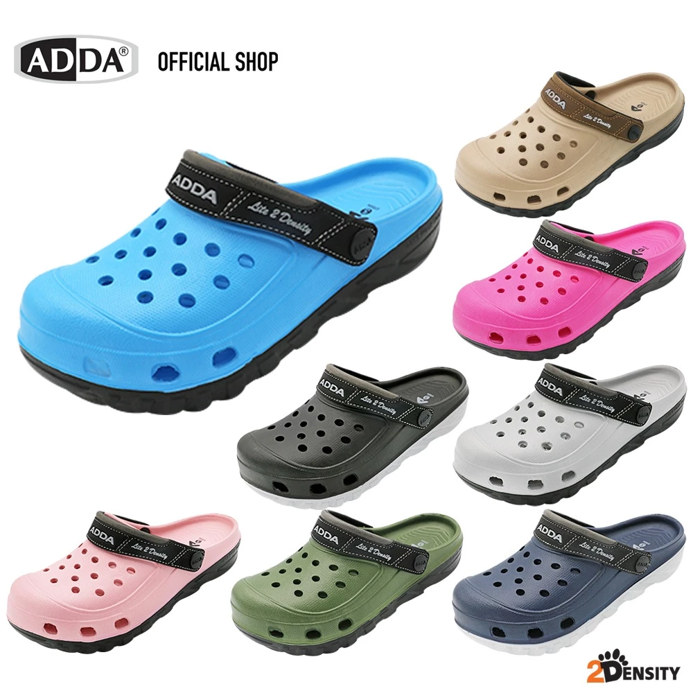 ADDA 2density รองเท้าแตะ รองเท้าลำลอง สำหรับผู้หญิง แบบสวมหัวโต รุ่น 5TD24W1 (ไซส์ 4-6)