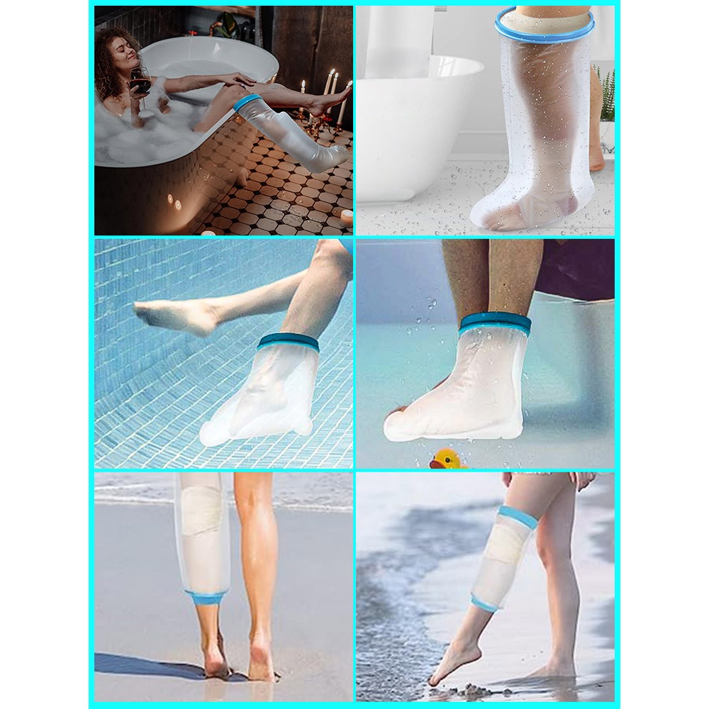 แขน ศอก มือ ขา เข่า เท้า ถุงหุ้มเฝือกกันน้ำ ถุงคลุมเฝือก ถุงกันน้ำ  ซีลกันน้ำ ถุงกันน้ําเฝือก ขายตรงจากโรงงาน - รูปที่ 4