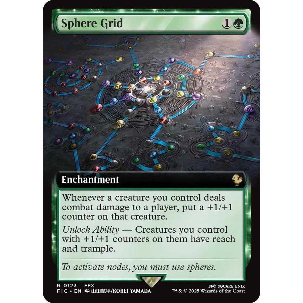 Sphere Grid (0123 - Extended Art) MTG Final Fantasy Commander (FIC)